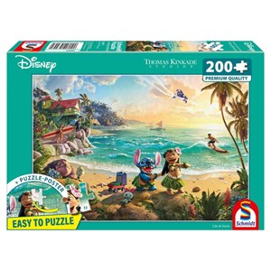200 pièces puzzle lilo and stitch