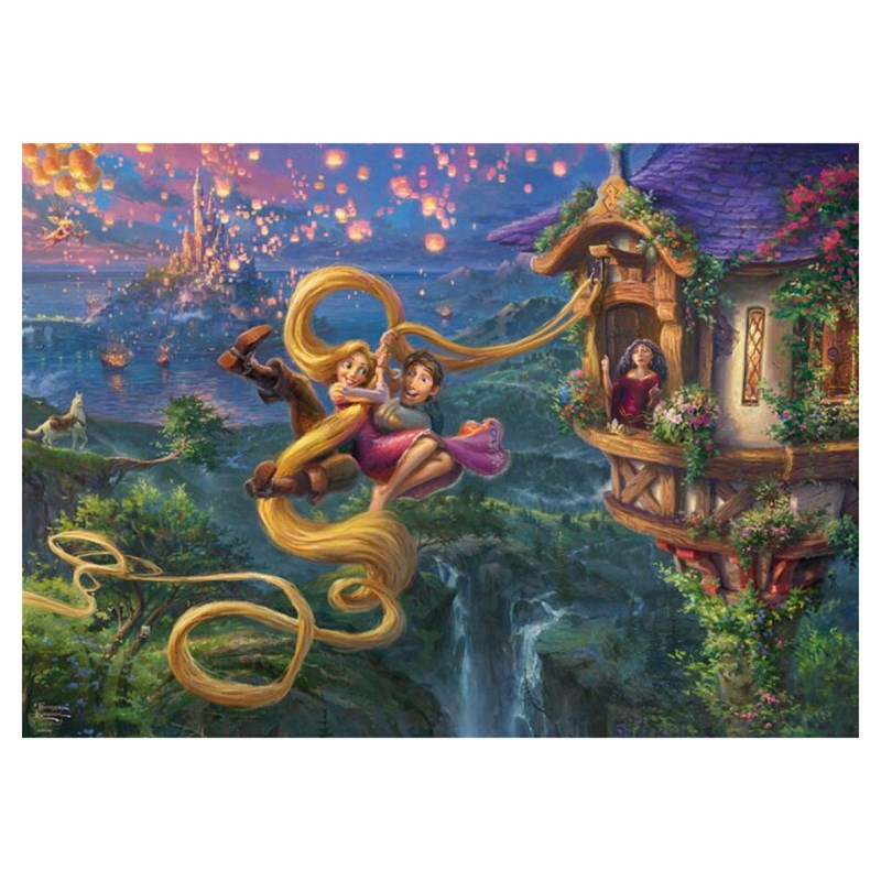 Puzzle 1000 pcs raiponce - disney
