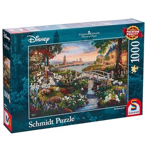 Puzzle les 101 dalmatiens 1000 pcs