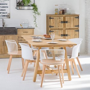 Buffet haut 6 portes champêtre