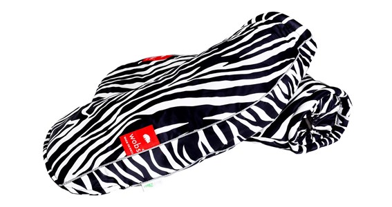 Manchons vélo imprimé zèbre