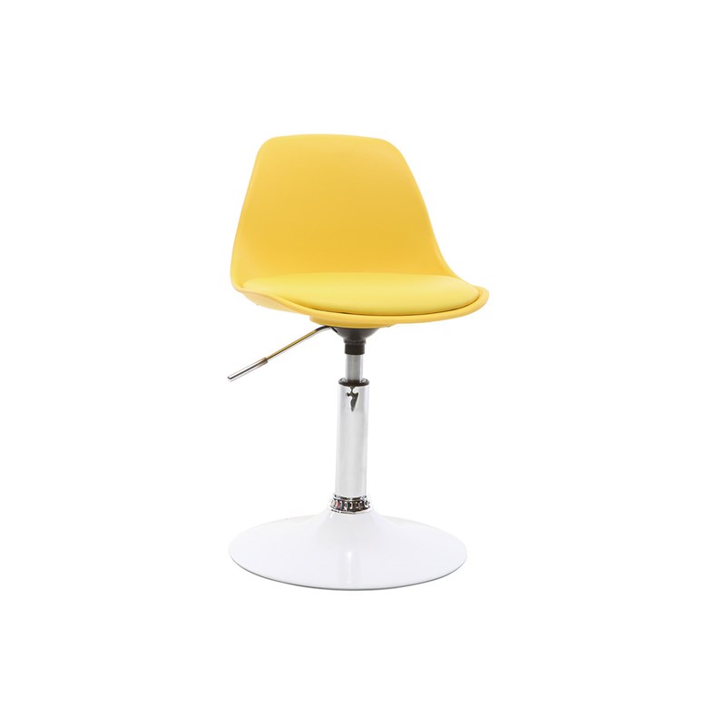 Chaise de bureau enfant jaune steevy