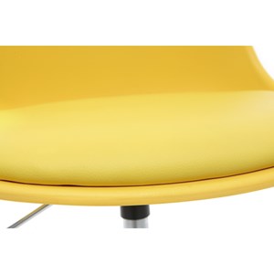 Chaise de bureau enfant jaune steevy