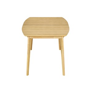 Table à manger extensible en bois clair l150-200 leena