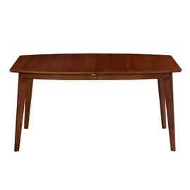 Table à manger extensible noyer l150-200 cm leena