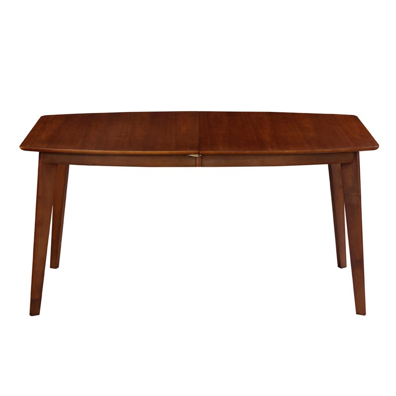 Table à manger extensible noyer l150-200 cm leena