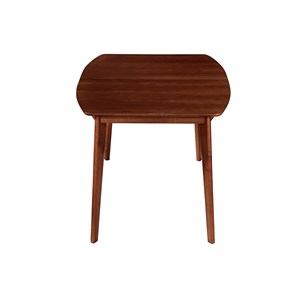 Table à manger extensible noyer l150-200 cm leena