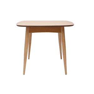 Table à manger extensible carrée en bois clair l90-130 cm nordeco