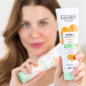 Evoluderm - masque bonne mine carotte - 150ml