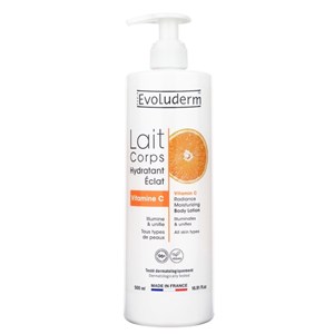 Evoluderm - lait corps hydratant éclat vitamine c - 500ml
