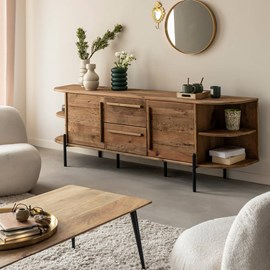 Meuble tv bois recyclé