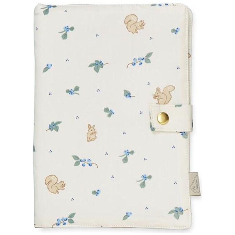 Protège carnet de santé blueberries