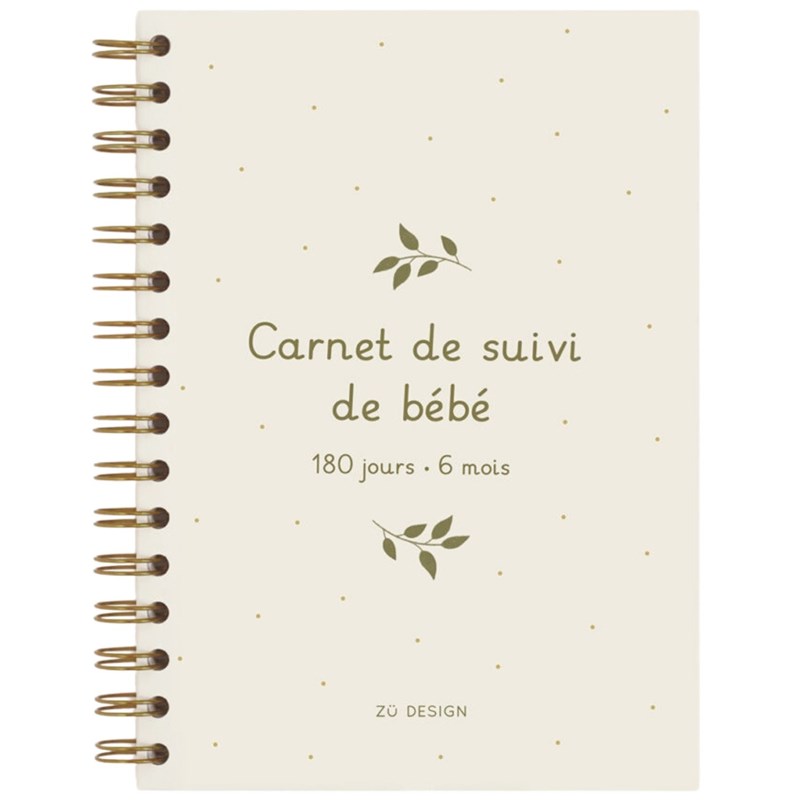 Carnet de suivi de bébé feuille (0-6 mois)
