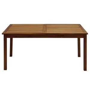 Table de jardin extensible  en bois massif l160-210 cm mayel