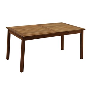 Table de jardin extensible  en bois massif l160-210 cm mayel