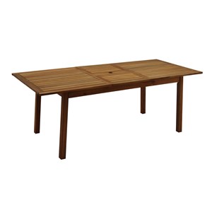 Table de jardin extensible  en bois massif l160-210 cm mayel