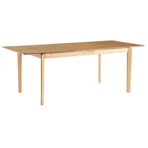 Table extensible  rectangulaire en bois clair frêne l160-210 cm bonavista