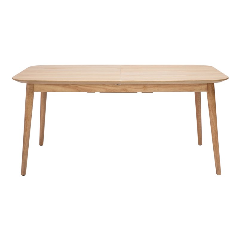 Miliboo - Table extensible  rectangulaire en bois clair chêne l160-210 cm ank