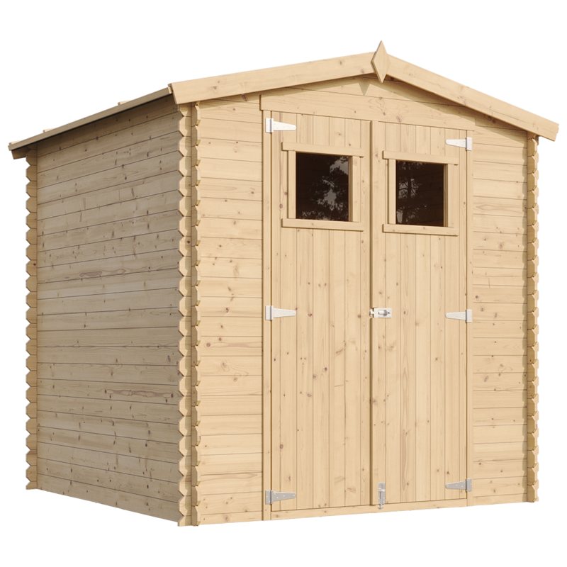 Timbela - Abri de jardin en bois -  l216xl206xh218 cm 3.53 m2
