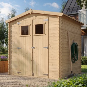Abri de jardin en bois -  l216xl206xh218 cm 3.53 m2