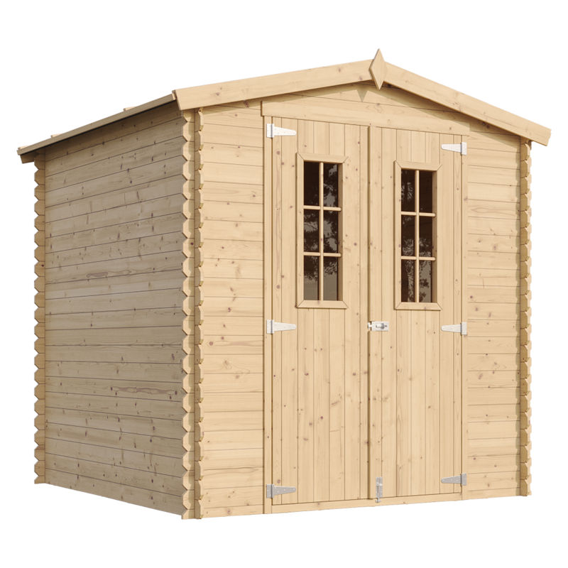 Timbela - Abri de jardin en bois -  l216xl206xh218 cm 3.53 m2