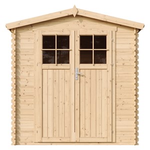 Abri de jardin en bois avec sol traité porte verrouillable 3.53 m2