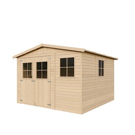 Abri de jardin en bois -  h226x316x324 cm-9 m²
