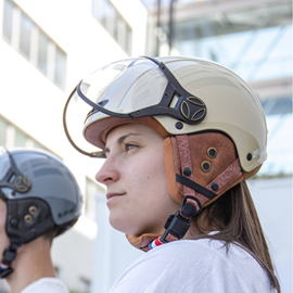 Casque vélo visière optimiz 404