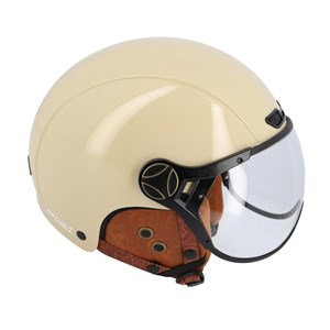 Casque vélo visière optimiz 404 Beige