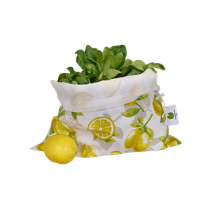 Sac de conservation alimentaire citron jaune