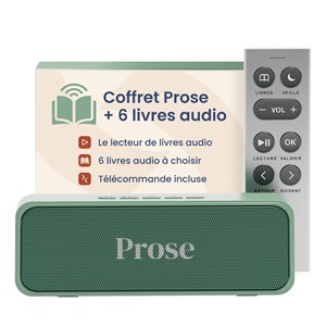 Prose - lecteur livre audio + 6 livres