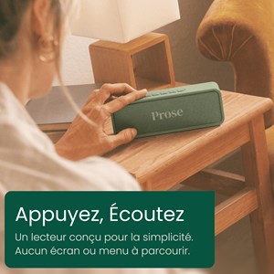 Prose - lecteur livre audio + 6 livres