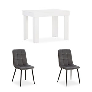 Table homestyle4u blanc