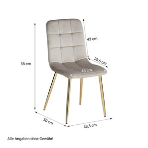 Table homestyle4u beige