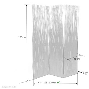 Paravent homestyle4u beige