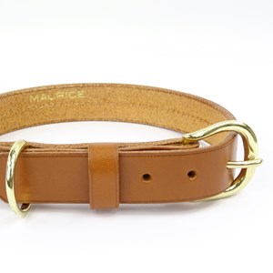 Collier pour chien canis lupus - taille xl- marron