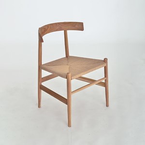 Yao - lot de 2 chaises en teck brut recyclé