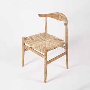 Nagoya - lot de 2 chaises en teck brut recyclé