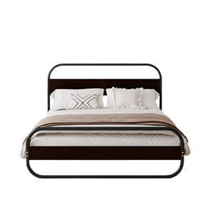 Leeds lit à led en métal 160x200cm