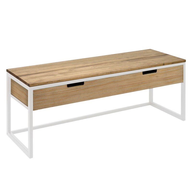 DSMeubles - Meuble tv icub3 – 40x120x45 cm blanc