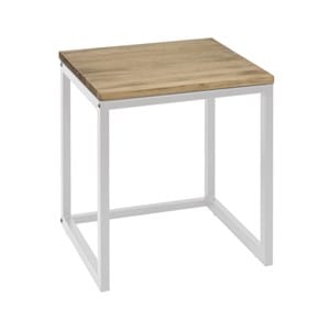 Table de chevet icub3 40x40x47cm blanc