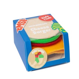 Chaussettes eat my socks cheeseburger jr