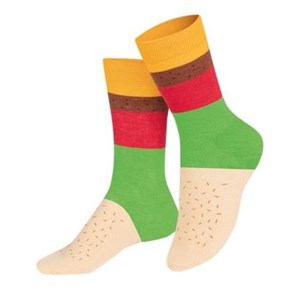 Chaussettes eat my socks cheeseburger jr