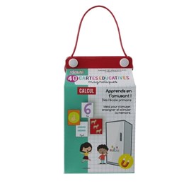 Carte educative aimantee x40 calcul