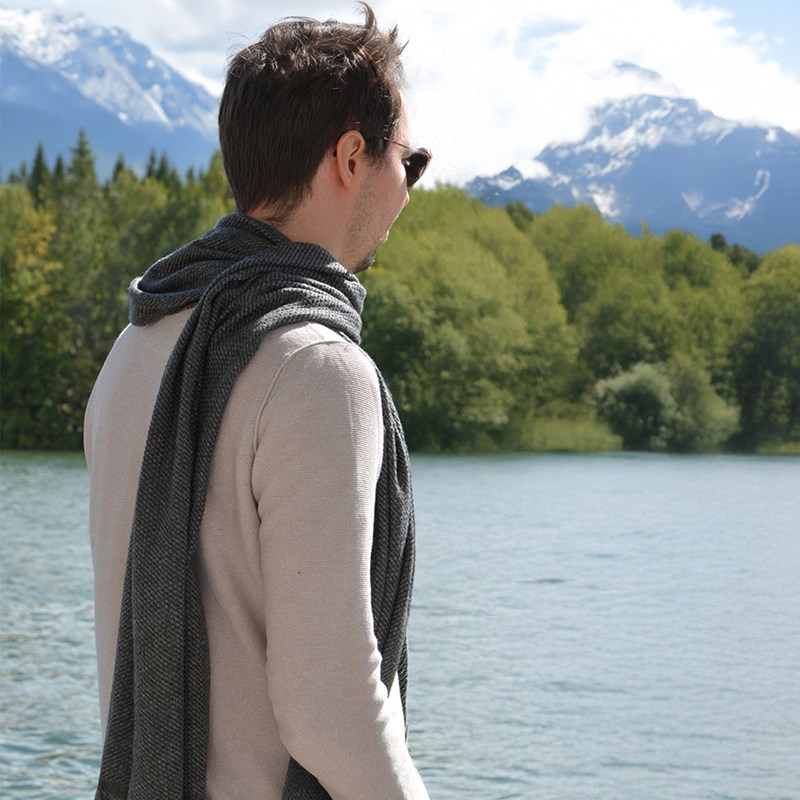 Les Jardins De La Comtesse - Echarpe cachemire et laine bicolore