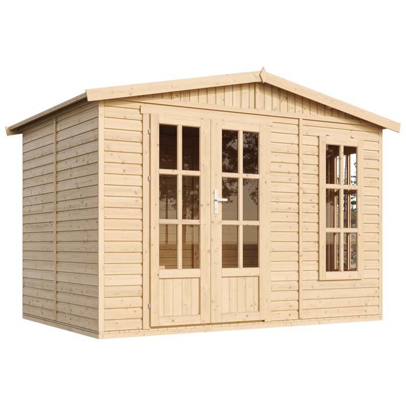Timbela - Abri de jardin en bois 6 m2 - l332xp222xh232cm