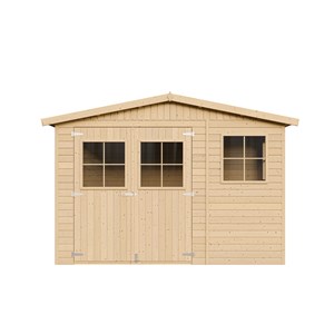 Abri de jardin en bois - h226x324x216 cm - 6 m²