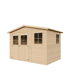 Abri de jardin en bois avec les planchers imprégné- 6m2