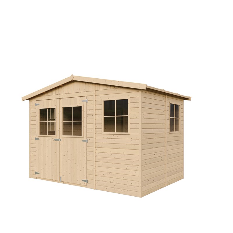 Timbela - Abri de jardin en bois avec les planchers imprégné- 6m2