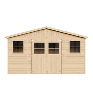 Abri de jardin en bois les planchers imprégné- h246x418x220 cm 8 m²